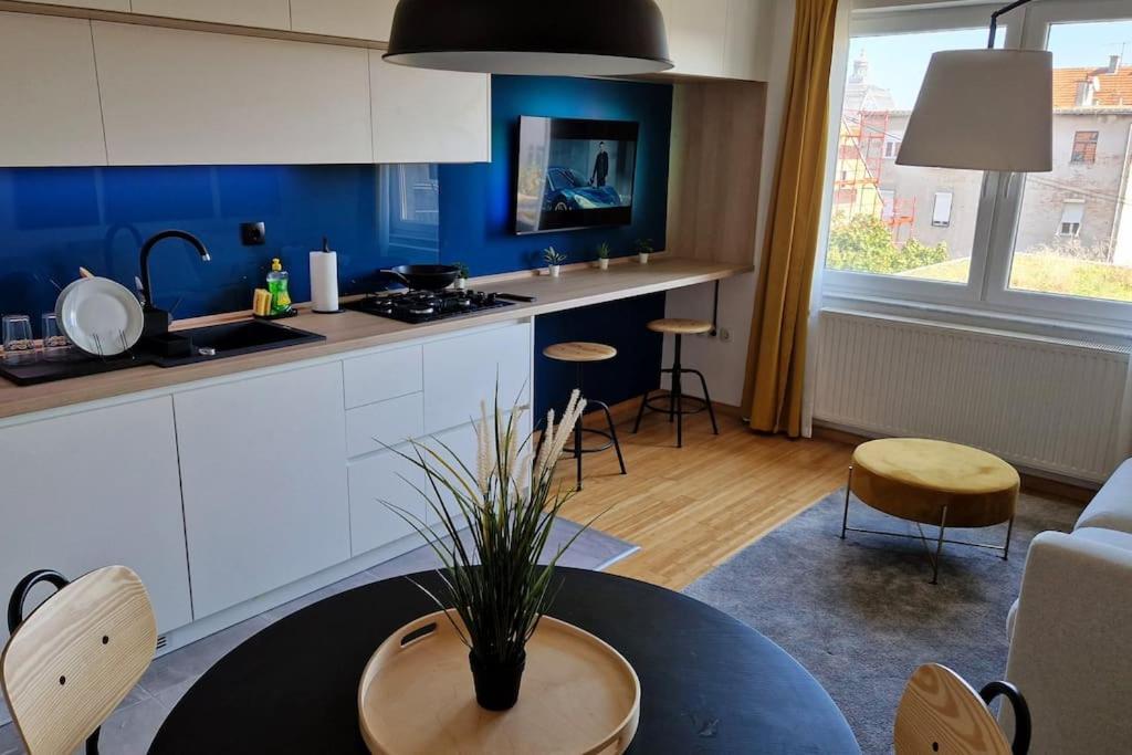 Apartmán Midnight Blue Oasis - Center, Free Parking Záhřeb Exteriér fotografie